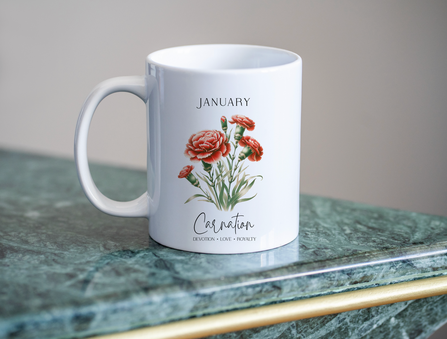 Tasse "Birthflower"