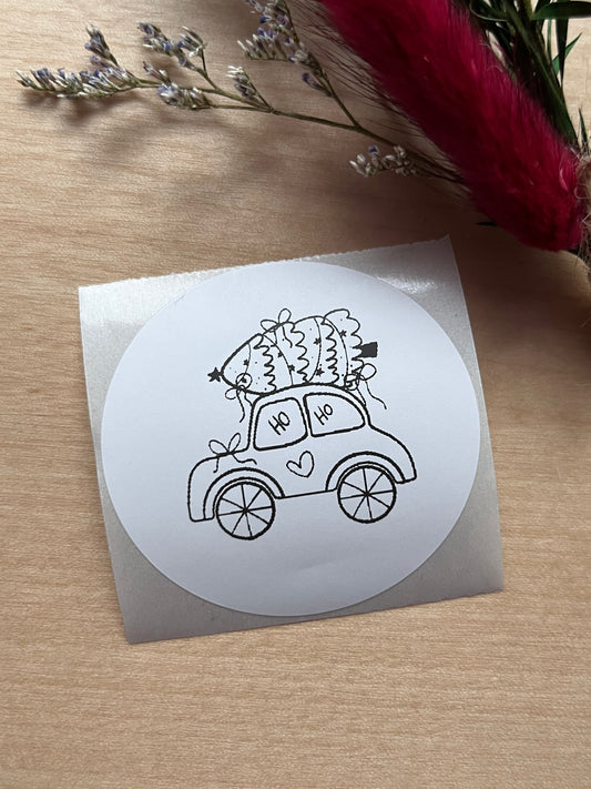 Aufkleber für Geschenke - Weihnachten
