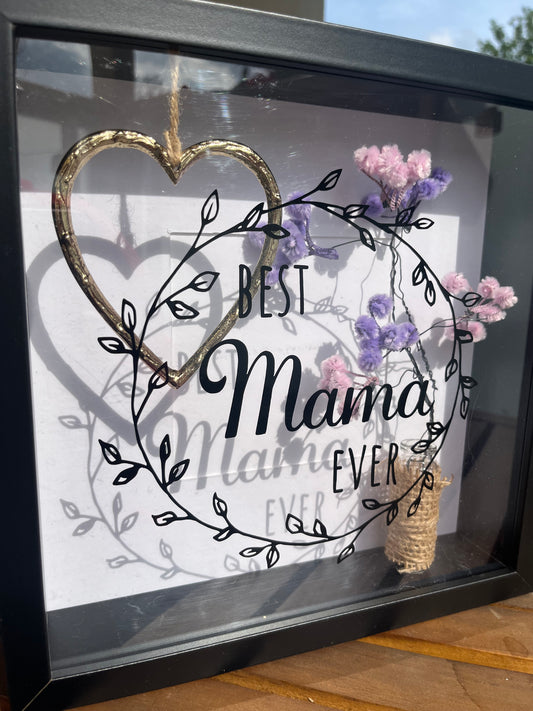 Bilderrahmen mit 3D Effekt, BEST Mama EVER