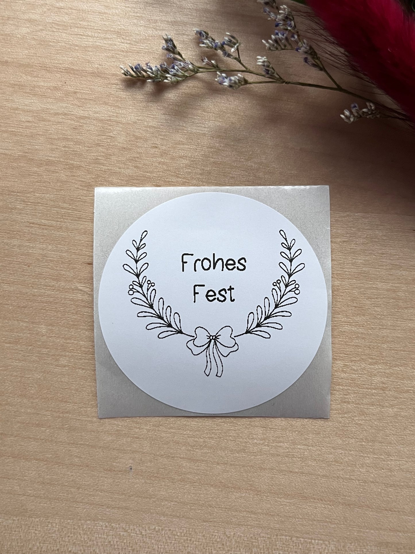 Aufkleber für Geschenke - Weihnachten