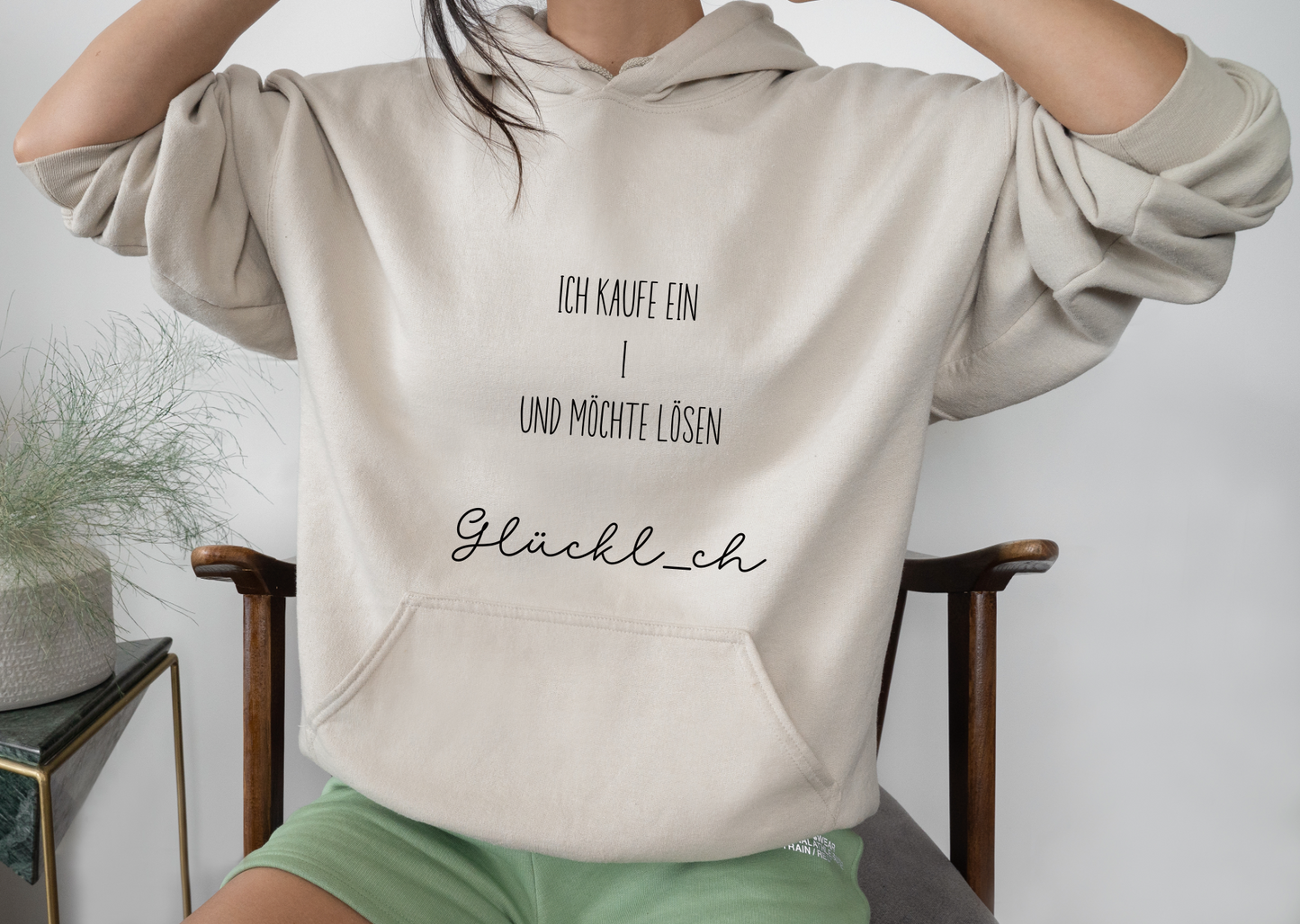 Hoodie „Glücklich“