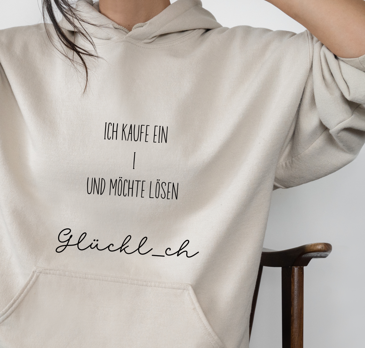 Hoodie „Glücklich“