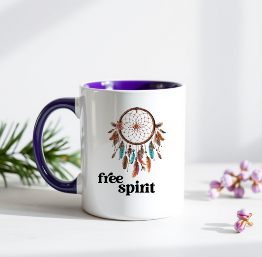 Tasse FREE SPIRIT mit Traumfänger