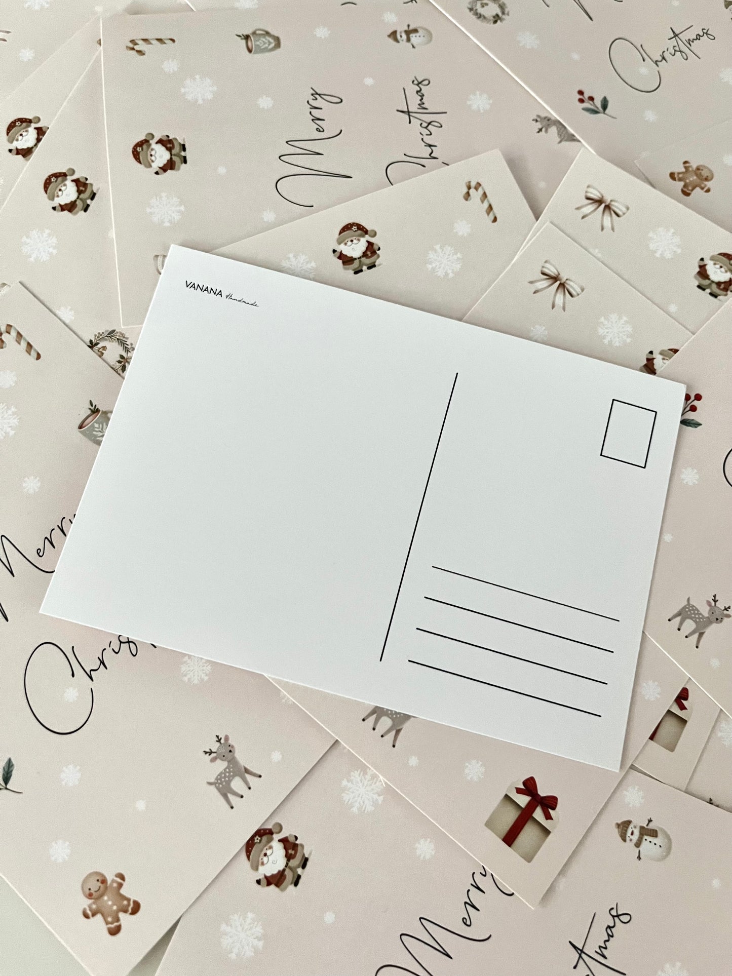 Postkarte „Merry Christmas“