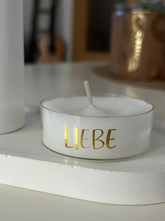 Teelicht „Liebe“