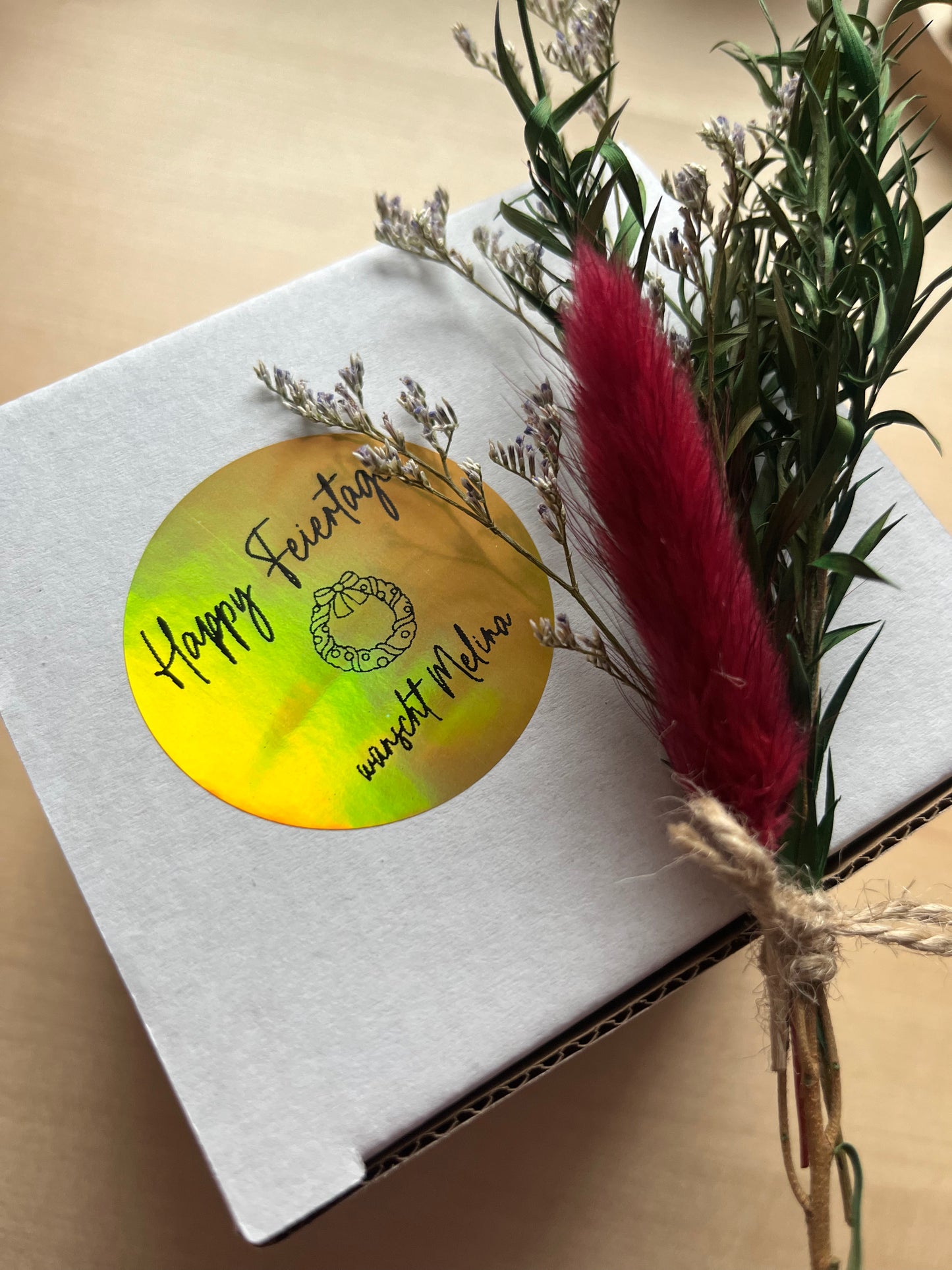 Personalisierte Aufkleber für Geschenke - Weihnachten