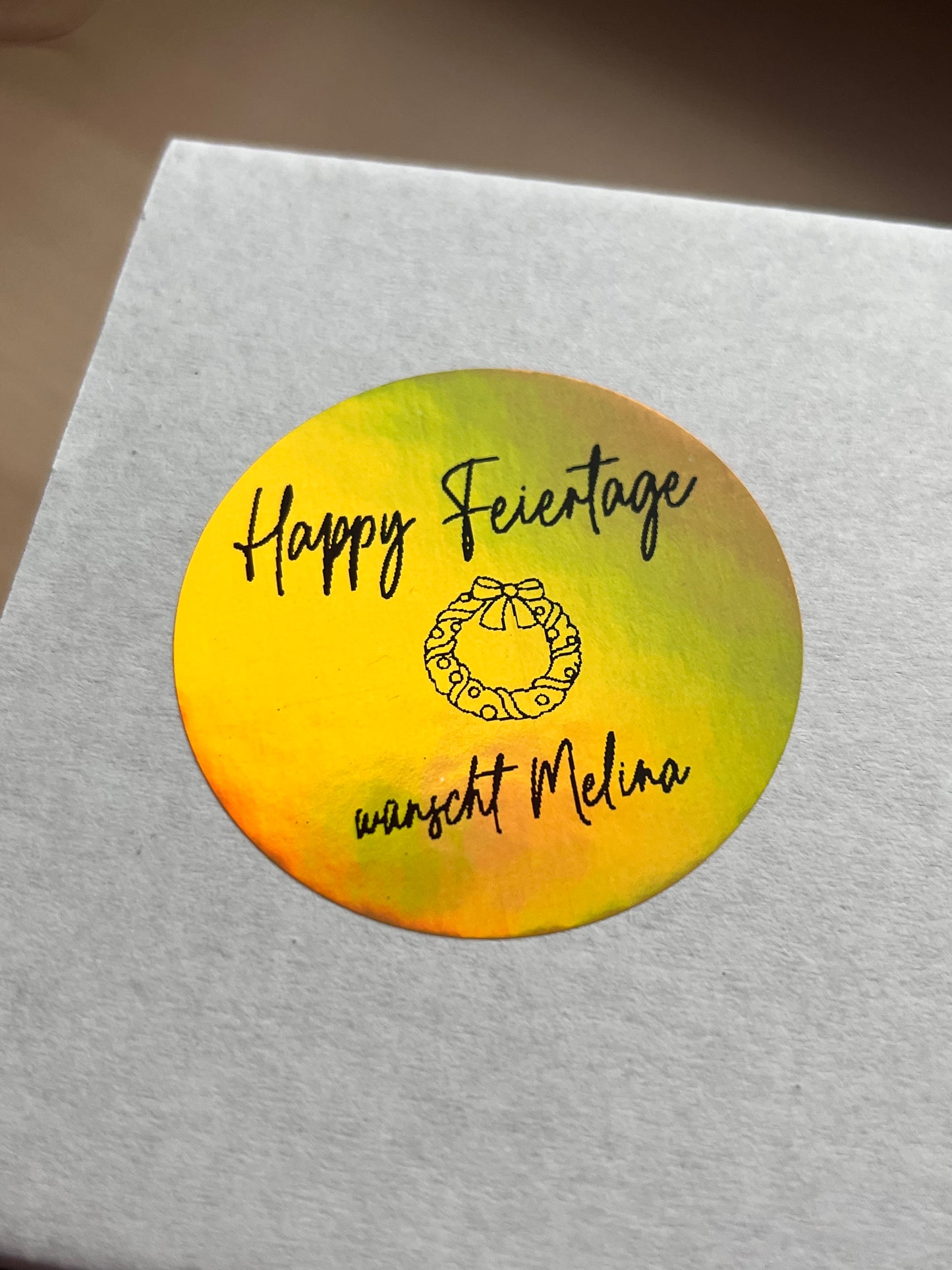 Personalisierte Aufkleber für Geschenke - Weihnachten