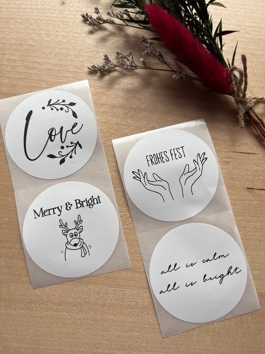 Aufkleber für Weihnachtsgeschenke - Weihnachten