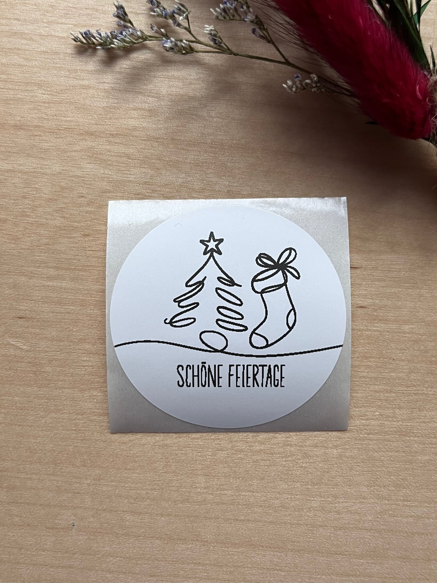 Aufkleber für Geschenke - Weihnachten